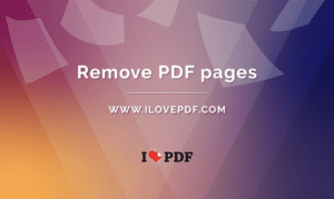 remove pdf pages