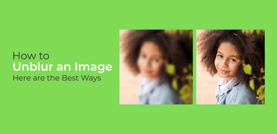 how to unblur an image