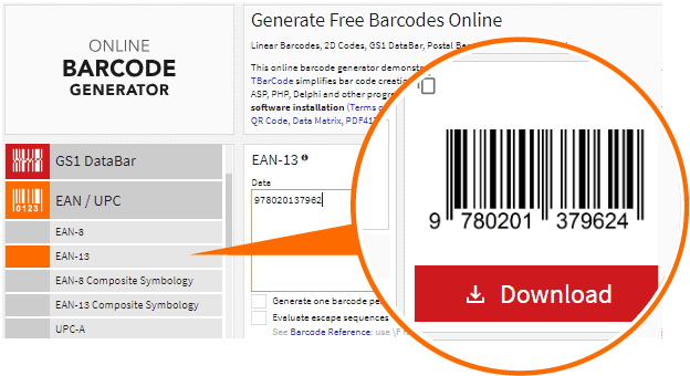 Online Barcode Generator by Tec-IT
